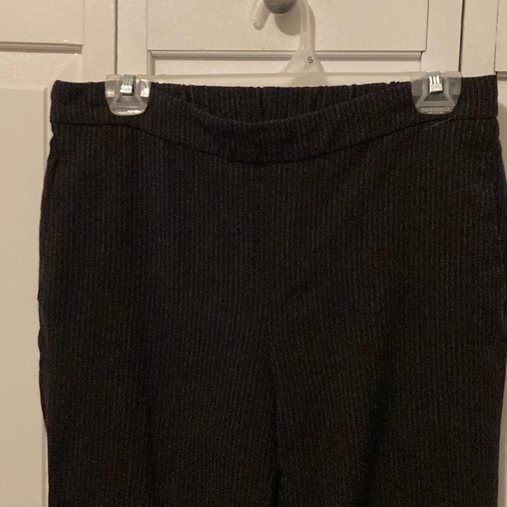 Old Navy Black white stripped pants